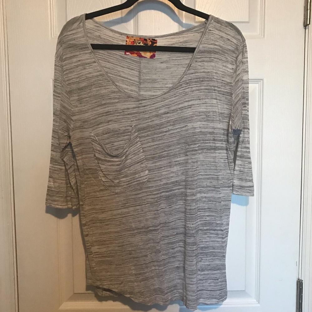 Nation LTD gray tee